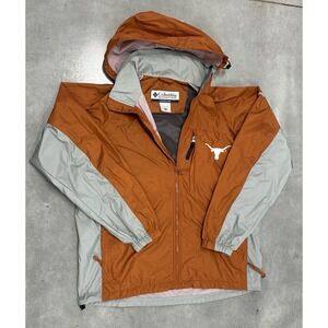 Vintage Columbia Texas Longhorns‎ Windbreaker Jacket Men's Medium Hooded